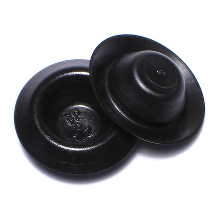 Midwest Fastener 1/2" Black Plastic Round Head Sheet Metal Plugs 1 12PK 75922
